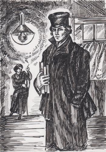 Персонажем какого романа И.С. Тургенева является Нежданов, изображенный на этой иллюстрации?